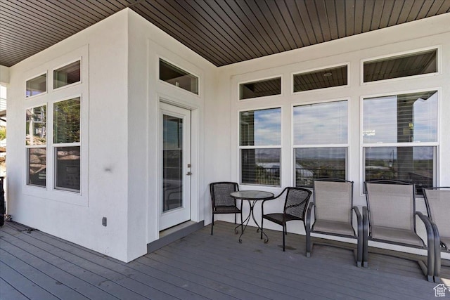 1243 Kotter Dr, Brigham City, UT 84302 - wooden terrace featuring outdoor dining area