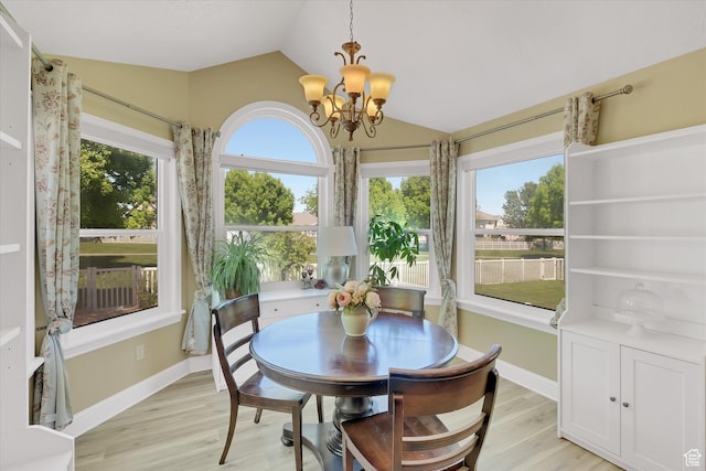 42 E Frontier Ct, Saratoga Springs, UT 84045 - sunroom with a chandelier and vaulted ceiling