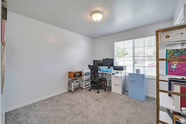 267 W Noah Cir S, Murray, UT 84107 - carpeted office space with a textured ceiling and baseboards