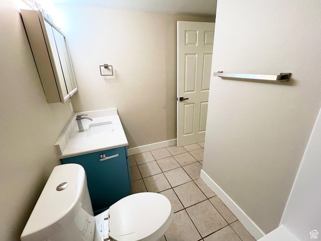 543 S 900 E Unit C3, Salt Lake City, UT 84102 - half bath with toilet, vanity, tile patterned flooring, and baseboards