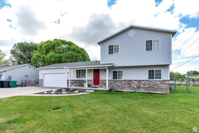 2033 W 410 S, Provo, UT 84601 - view of front of home with brick siding, driveway, and an attached garage