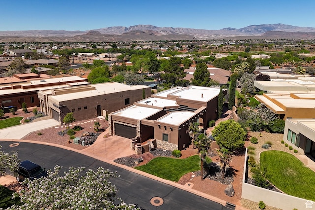 2090 N Tuweap Dr Unit 9, St George, UT 84770 - aerial view of residential area with a mountainous background