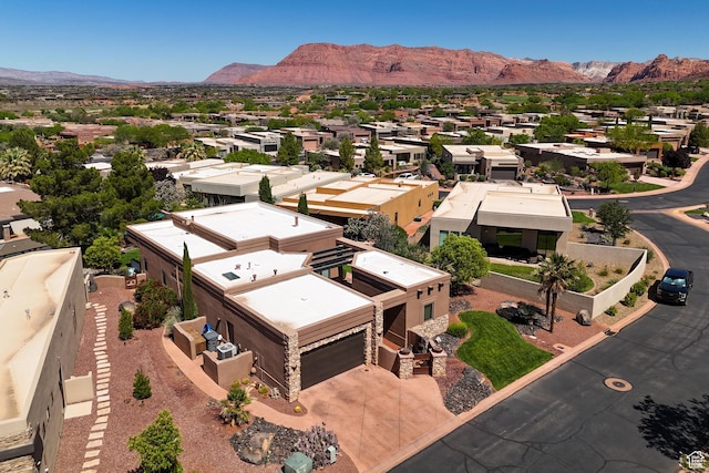 2090 N Tuweap Dr Unit 9, St George, UT 84770 - aerial perspective of suburban area featuring a mountainous background