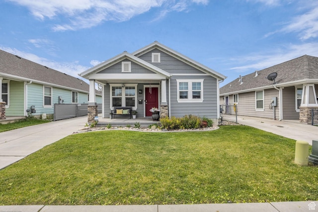 161 E 27th St S, Ogden, UT 84401 - view of front facade with a porch and a front yard