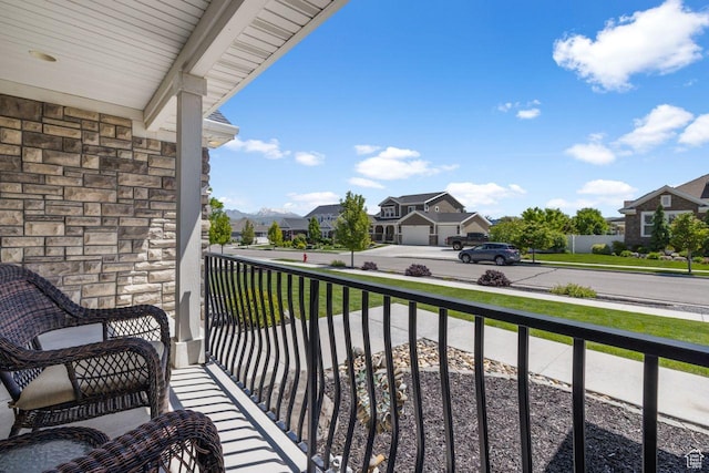 3498 W Harvestwood Ln S, Riverton, UT 84065 - balcony with a residential view