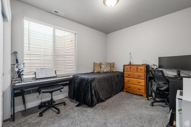 3498 W Harvestwood Ln S, Riverton, UT 84065 - bedroom featuring carpet floors, a desk, and baseboards
