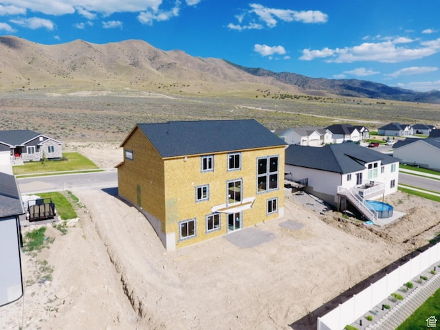 4171 N Ophir Dr Unit 408, Eagle Mountain, UT 84005 - aerial perspective of suburban area with a mountainous background