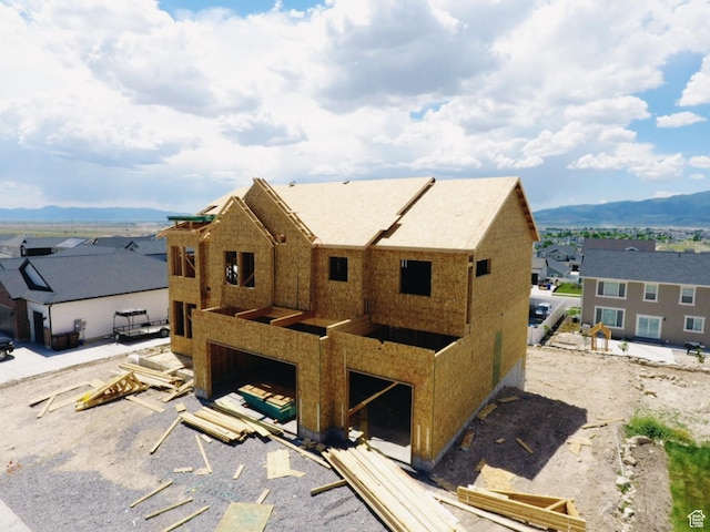 4171 N Ophir Dr Unit 408, Eagle Mountain, UT 84005 - view of front of house with a garage and a residential view