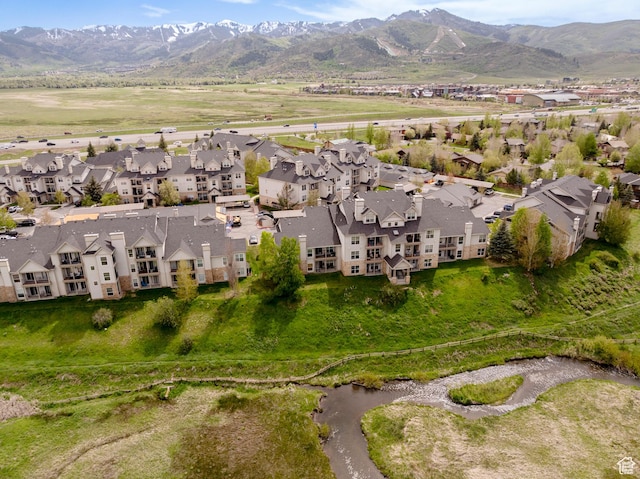 900 Bitner Rd Unit B37, Park City, UT 84098 - aerial view of property's location with a mountainous background and nearby suburban area