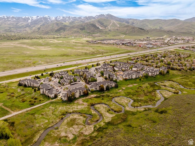 900 Bitner Rd Unit B37, Park City, UT 84098 - aerial view of property and surrounding area featuring nearby suburban area and a mountain backdrop