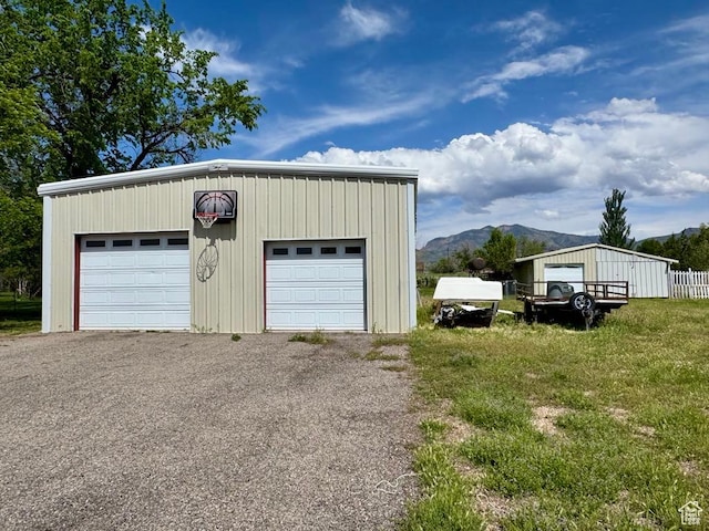 30 E 300 S, Fillmore, UT 84631 - detached garage featuring a mountain view