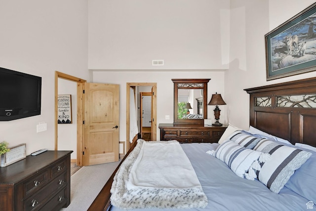 5063 E Lakeview Dr Unit 1001, Eden, UT 84310 - carpeted bedroom with a high ceiling
