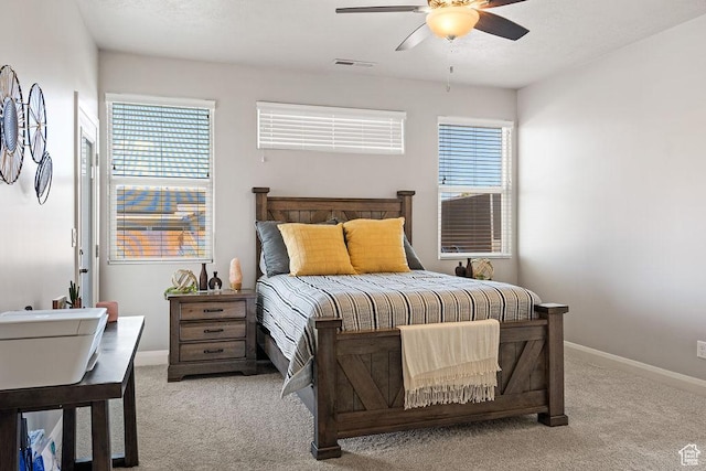 2738 W 270 N, Hurricane, UT 84737 - bedroom featuring light colored carpet, multiple windows, and baseboards