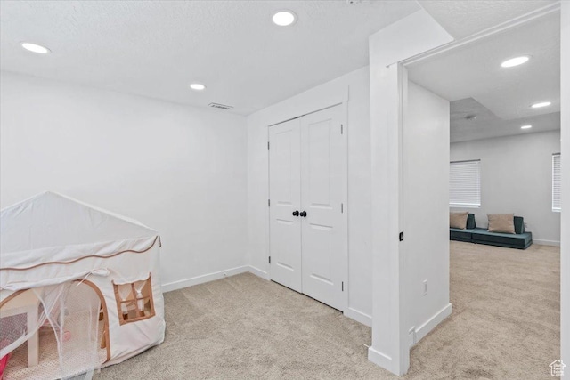 742 E Stonebriar Dr, Eagle Mountain, UT 84005 - recreation room with carpet flooring, recessed lighting, and baseboards