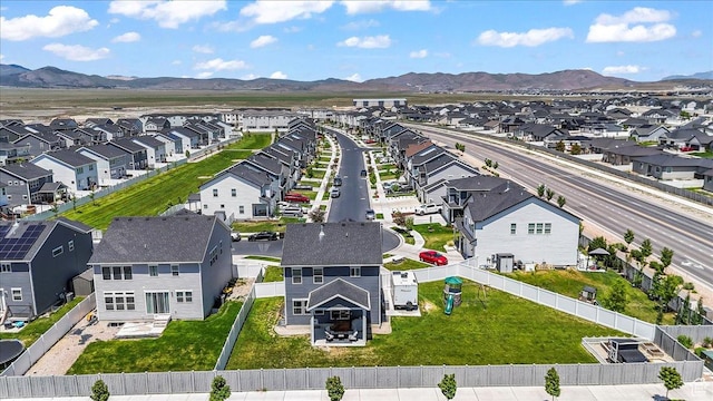 742 E Stonebriar Dr, Eagle Mountain, UT 84005 - aerial view of residential area with a mountainous background
