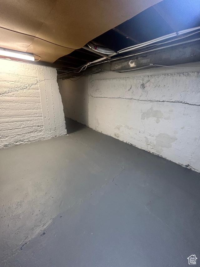 3042 Adams Ave, Ogden, UT 84403 - unfinished basement with oil tank