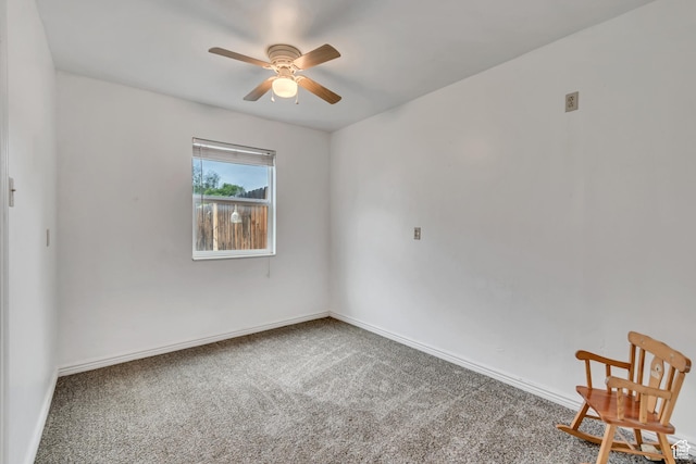 233 N Main St, Alpine, UT 84004 - empty room with ceiling fan, carpet, and baseboards