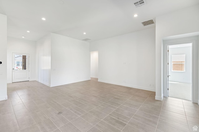 705 W Emerald Point Dr, St George, UT 84790 - empty room featuring recessed lighting, baseboards, and light tile patterned floors