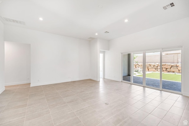 705 W Emerald Point Dr, St George, UT 84790 - unfurnished room featuring baseboards, recessed lighting, and light tile patterned floors