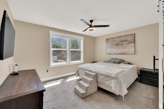 10132 S Kalinda Dr, Sandy, UT 84092 - bedroom featuring carpet floors, baseboards, and ceiling fan