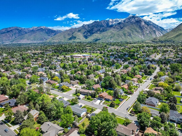 10132 S Kalinda Dr, Sandy, UT 84092 - aerial view of residential area featuring mountains