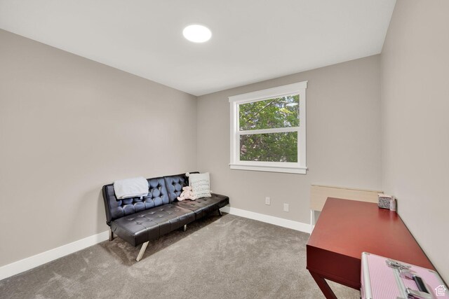 10132 S Kalinda Dr, Sandy, UT 84092 - sitting room featuring baseboards and carpet floors