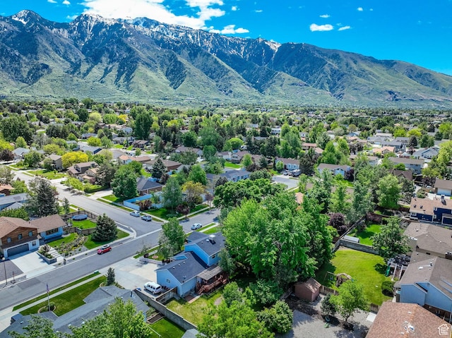 10132 S Kalinda Dr, Sandy, UT 84092 - aerial view of residential area featuring mountains
