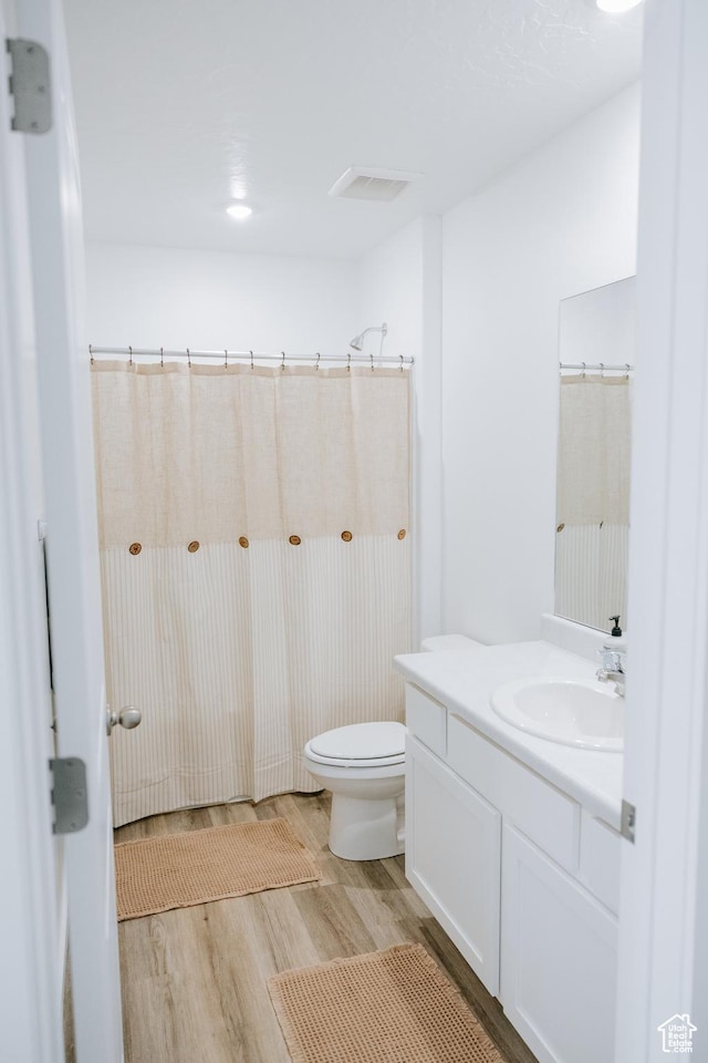 1859 N Blue Iris Ave Unit 1078, Tooele, UT 84074 - bathroom featuring wood finished floors, vanity, and toilet