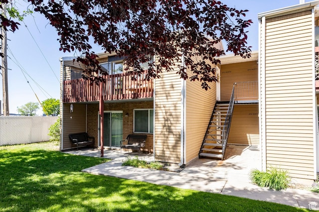 870 N 160 W Unit 3, Orem, UT 84057 - back of house featuring stairway and a patio