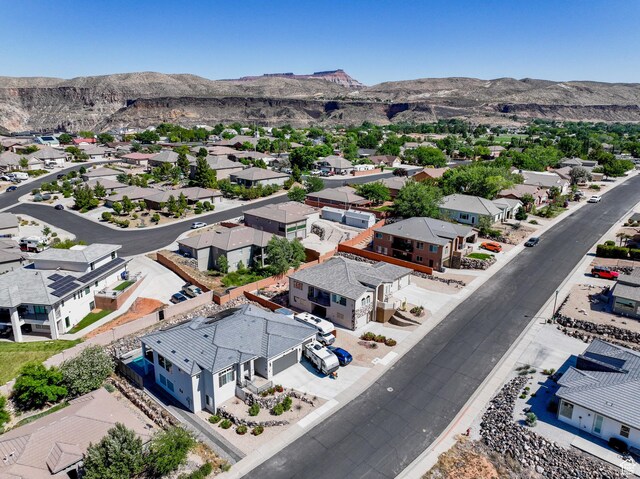 1160 N Main St, Hurricane, UT 84737 - aerial view of residential area featuring a mountainous background