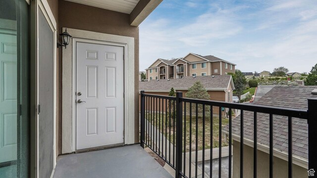156 W Springview Dr Unit 505, Saratoga Springs, UT 84045 - balcony featuring a residential view