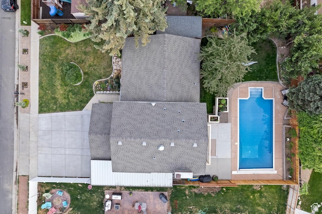 1616 E Waters Ln, Sandy, UT 84093 - bird's eye view of a pool area