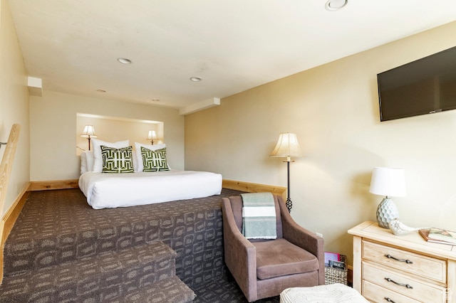 1672 Captain Molly Dr Unit 330, Park City, UT 84060 - bedroom featuring carpet floors, baseboards, and recessed lighting
