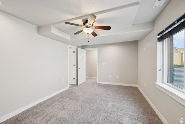 14499 S River Chase Rd, Herriman, UT 84096 - spare room with a ceiling fan, carpet floors, and baseboards