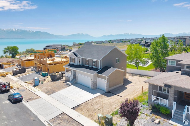127 E Heron Ave Unit 808, Saratoga Springs, UT 84045 - bird's eye view of a water and mountain view
