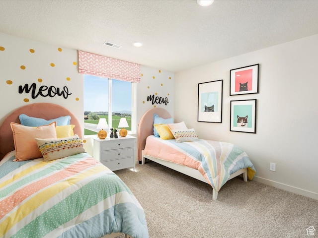 3453 S 3100 W Unit 0173, West Haven, UT 84401 - carpeted bedroom with baseboards, a textured ceiling, and recessed lighting