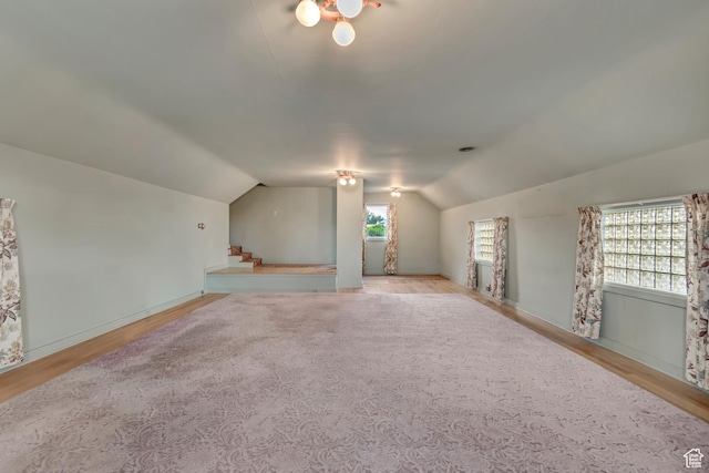 687 N Main St, Spanish Fork, UT 84660 - additional living space with wood finished floors and vaulted ceiling