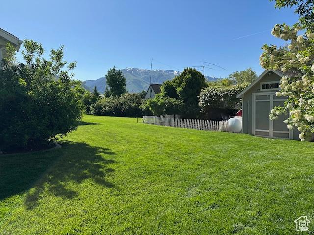 2025 E Skyline Dr, South Ogden, UT 84403 - view of yard featuring a mountain view