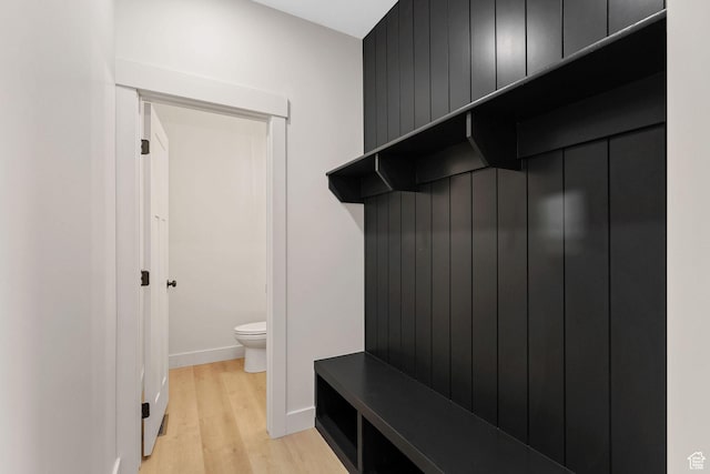 2409 W 3000 N, Farr West, UT 84404 - mudroom featuring light wood-style floors and baseboards