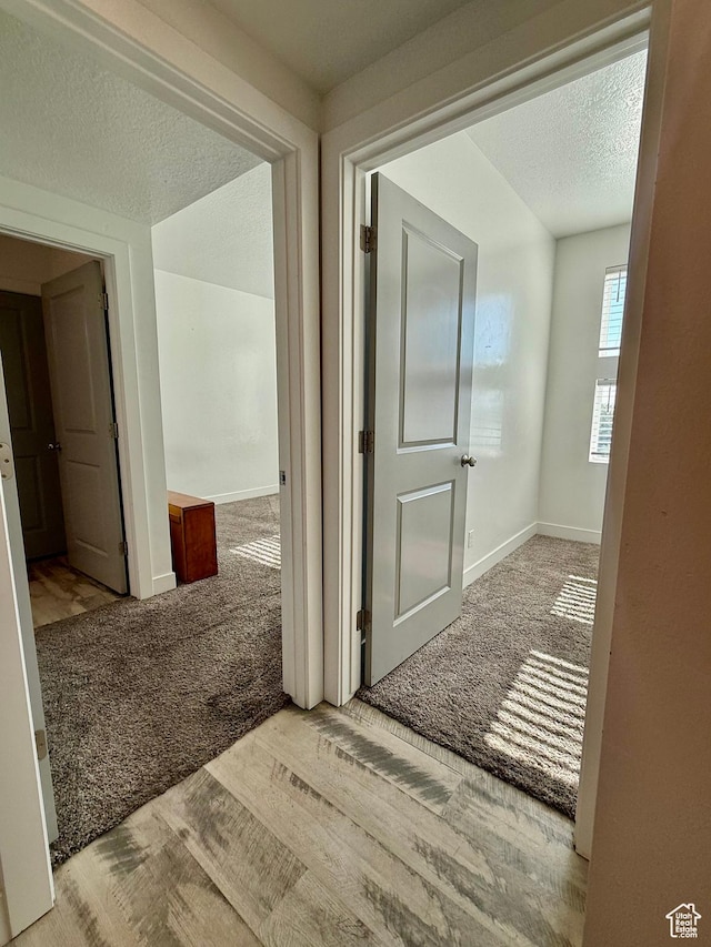875 S Depot St Unit C211, Clearfield, UT 84015 - hallway with carpet flooring, a textured ceiling, and baseboards