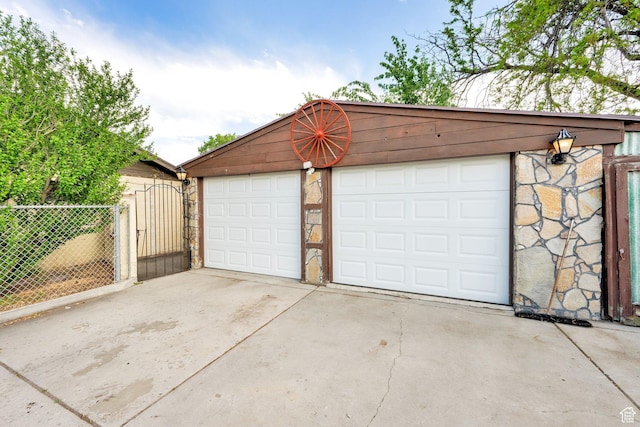 4655 W 4715 S, Salt Lake City, UT 84118 - garage with a gate