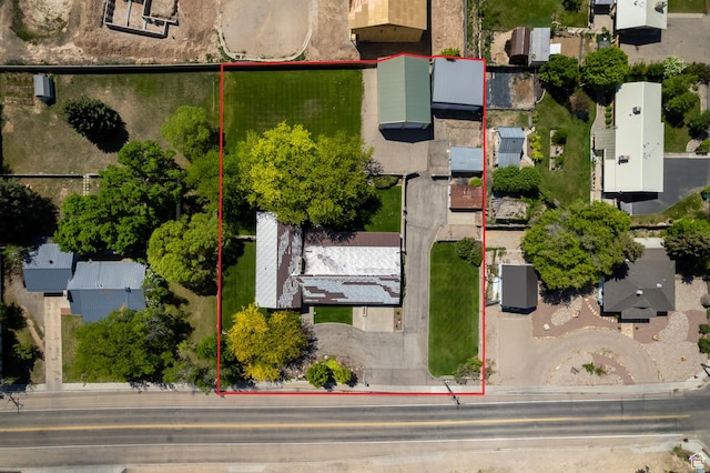 550 S 1500 W, Vernal, UT 84078 - aerial overview of property's location with property parcel outlined