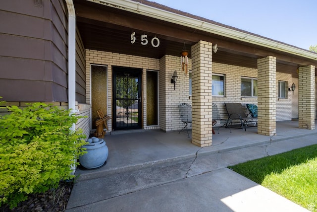 550 S 1500 W, Vernal, UT 84078 - view of exterior entry with covered porch and brick siding