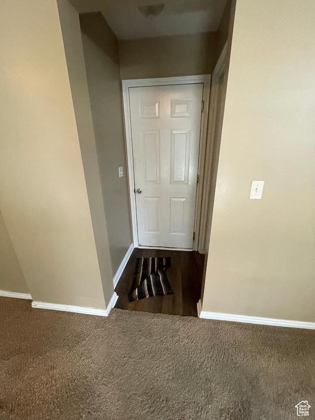 13778 S 2260 W, Riverton, UT 84065 - hallway with baseboards and carpet flooring