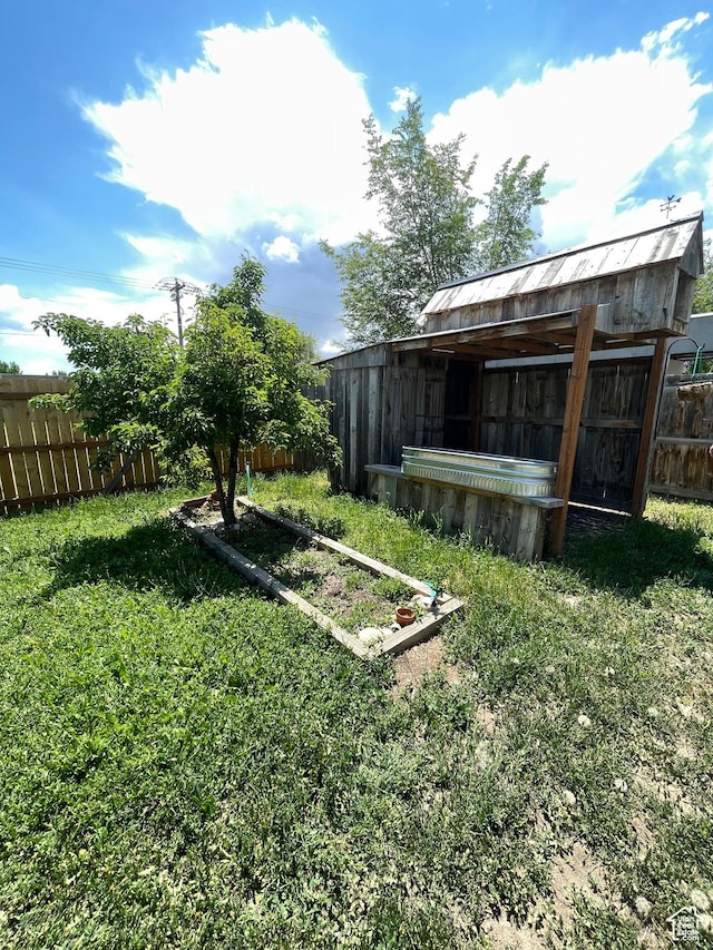 13778 S 2260 W, Riverton, UT 84065 - view of yard with an outdoor structure and an outbuilding