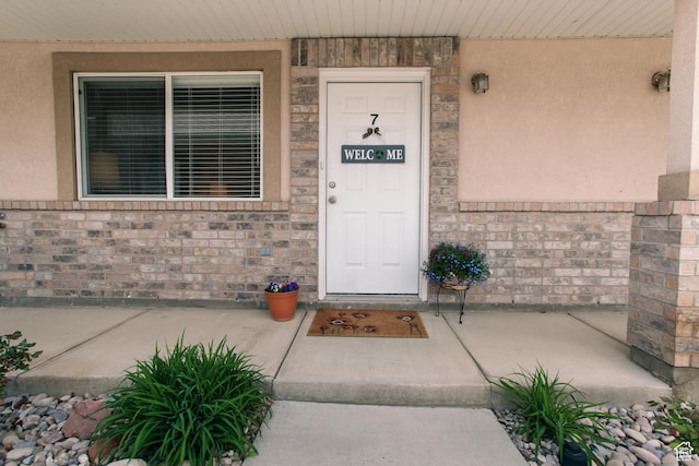 1969 N 275 W, Harrisville, UT 84414 - doorway to property with stucco siding