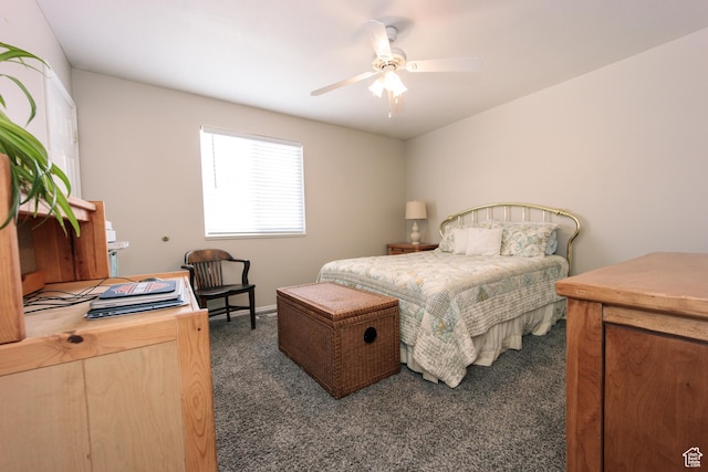 1969 N 275 W, Harrisville, UT 84414 - carpeted bedroom featuring a ceiling fan