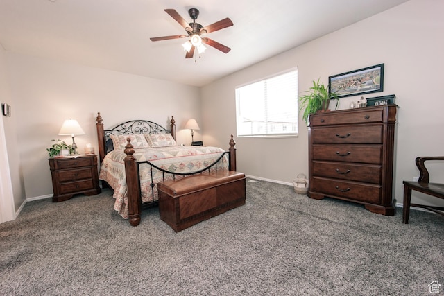 1969 N 275 W, Harrisville, UT 84414 - carpeted bedroom with baseboards and a ceiling fan
