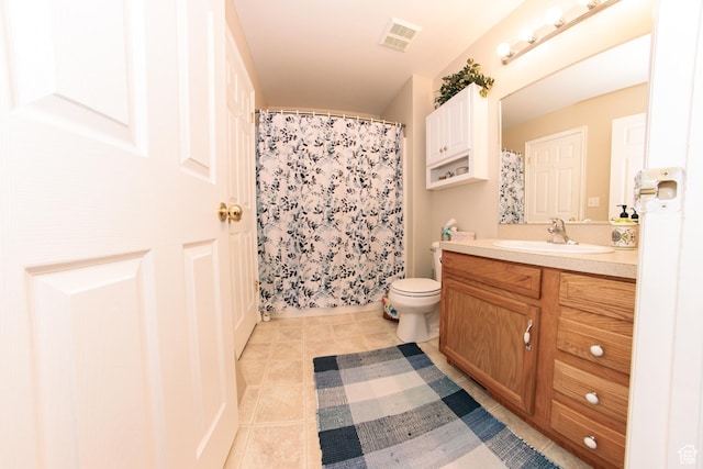 1969 N 275 W, Harrisville, UT 84414 - full bathroom featuring vanity, tile patterned flooring, toilet, and a shower with shower curtain