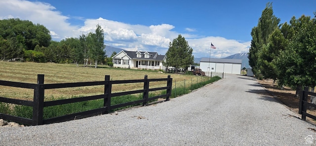 6897 S 4000 W, Benjamin, UT 84660 - view of dirt / gravel road with a rural view and a gated entry